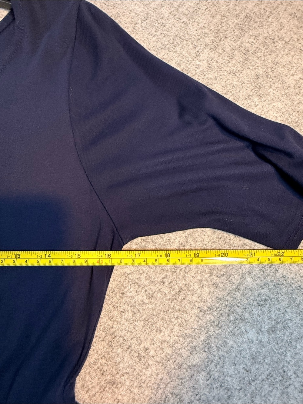 Zenana Outfitters Navy Blue Extra Long Maxi Dress Large Pockets Stretch - Picture 7 of 8